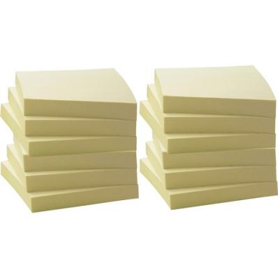 Business Source Yellow Adhesive Notes