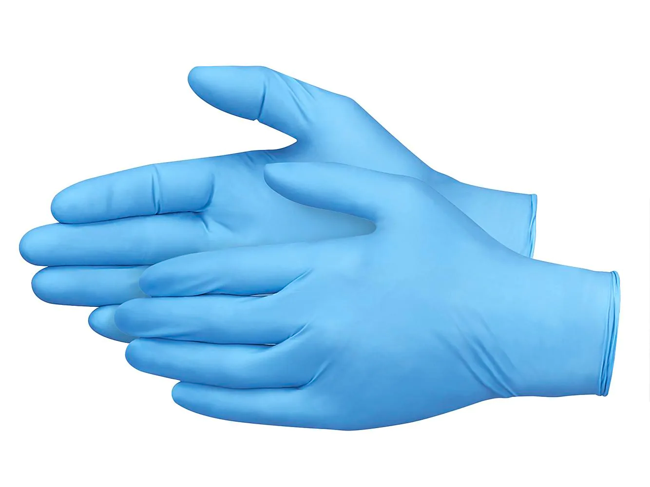 Large Non-Medical Nitrile Gloves - Blue - Pack of 100