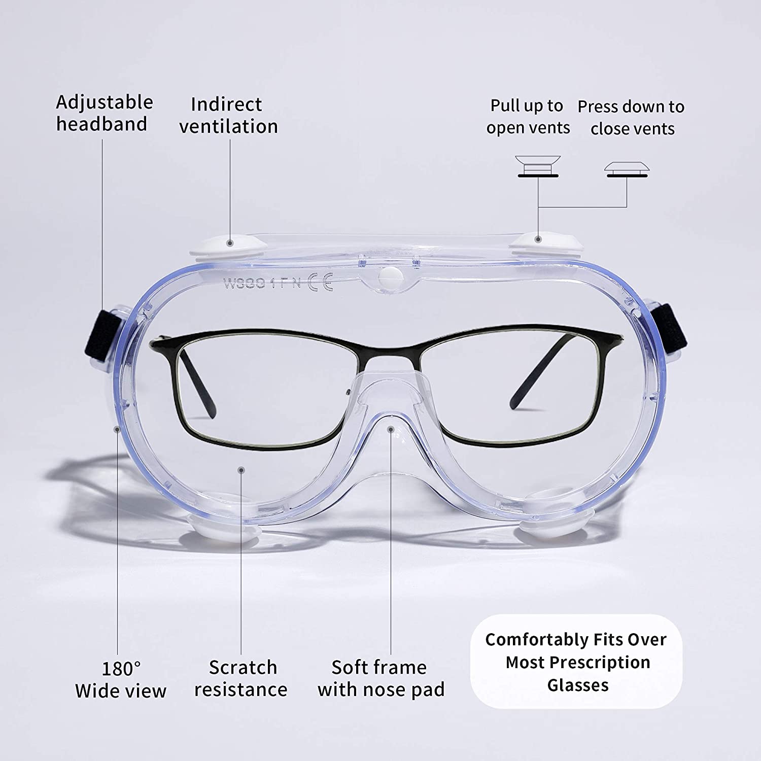 Protection Goggles, 10 CT